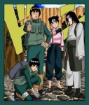 maestro guy  rock lee ten ten e neji